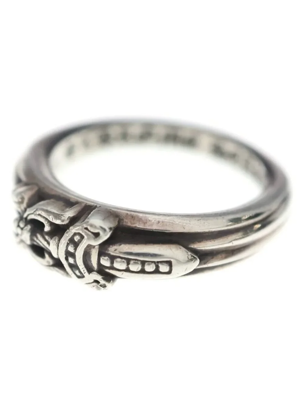 Chrome Hearts Baby Clsc Classic Daga Ring Silver